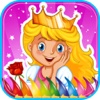 Draw Princess: Book Paint Color