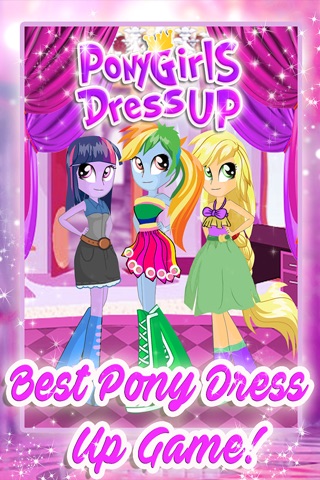 Love Pony Dress Up Games screenshot 2