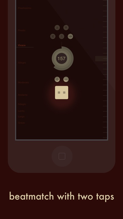 Ticker — Sample-accurate metronome with tempo presets and beatmatch