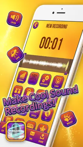 Game screenshot Voice Changer & Recorder – Sound Edit.or and Modifier with Funny Helium Effect.s hack