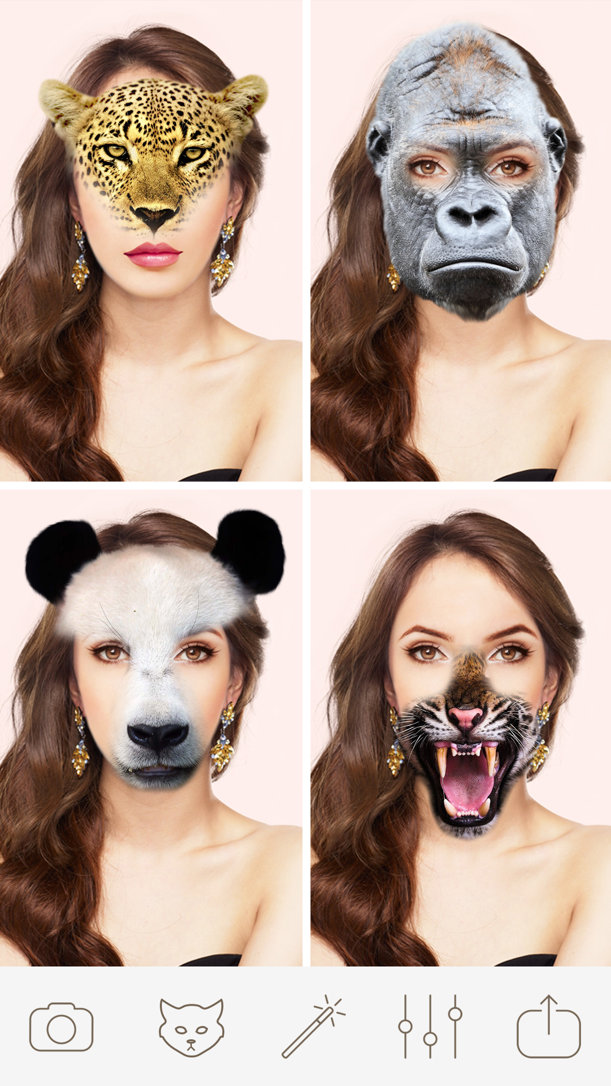 Animal Face Photo Booth - Face Swap Photo Effect