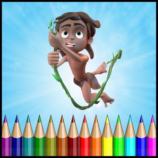 Coloring Jungle Book Kid For Draw And Paint Art iOS App