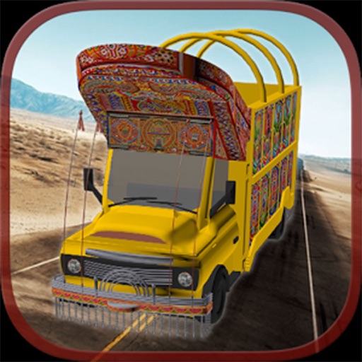 Sahara Desert Truck Driver Icon