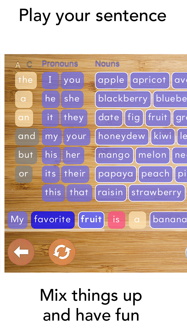 Sentence Constructor Hear It