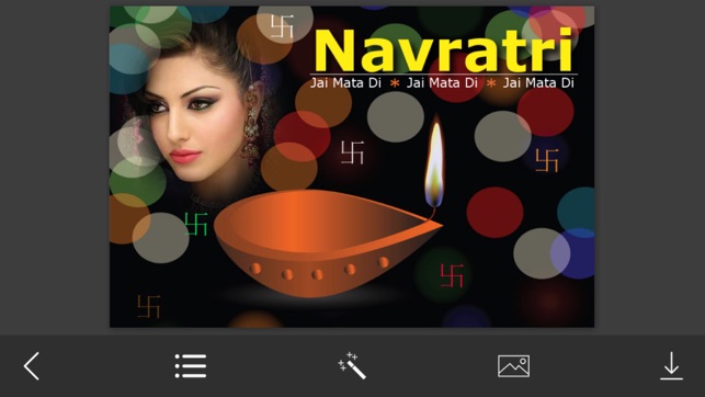 Navratri Photo Frames - Elegant Photo frame for your lovely (圖2)-速報App