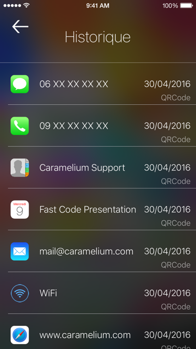 App screenshot