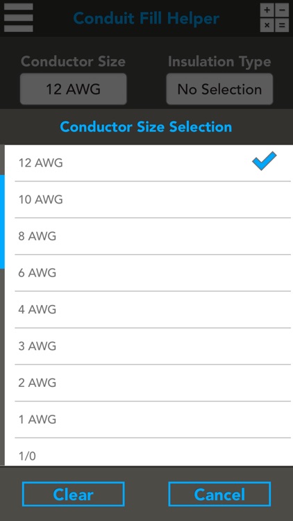 Conduit Fill Helper