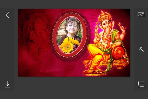 Ganesh Photo Frames - make eligant and awesome photo using new photo frames screenshot 3