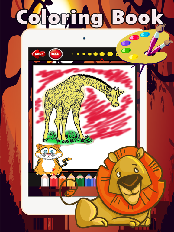 Preschool Coloring Book: coloring pages games free for toddlers and kids iPad screenshot