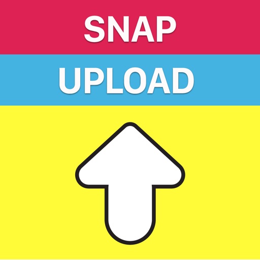 Snap Upload Free for Snapchat: Upload text snap save pics effects & Instagram followers to Twitter, Video chat on Snapchat hack, Get likes up,  Uploader Snapshot Camera Roll icon