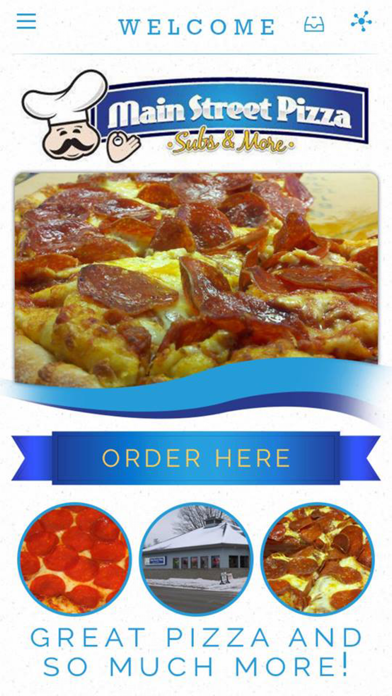 Main Street Pizza - Pizza, Subs & more - Location in Gladstone & Iron Mountain Michigan Screenshot 1 - AppWisp.com