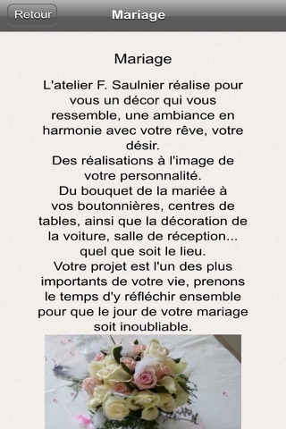 F.Saulnier Fleurs screenshot 3