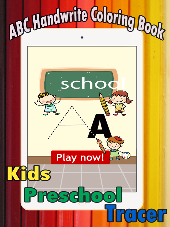 Coloring Book: ABC Spanish page game for kids iPad screenshot