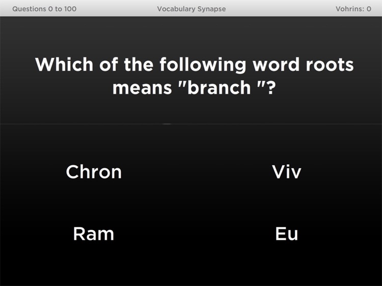 Vocabulary Synapse for iPad