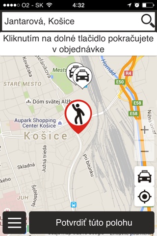 3€ Taxi 3 Taxi Easy Taxi Košice screenshot 2