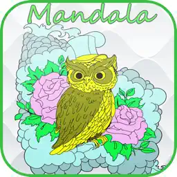 Mandala Coloring Page For Adult : Best Colors Therapy Stress Relieving Book Free app icon