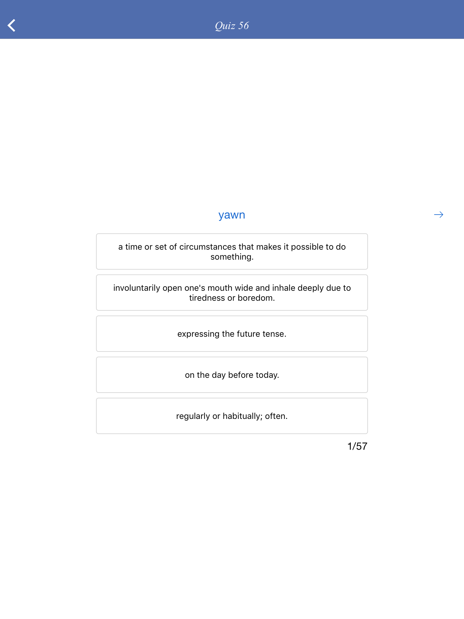 Mastering Oxford 3000 word list - quiz, flashcard and match game screenshot 10