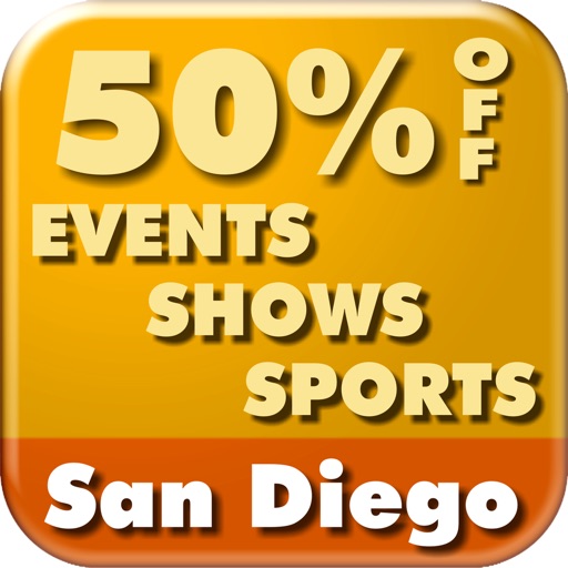 50% Off San Diego Shows, Events, Attractions, and Sports Guide by Wonderiffic® icon
