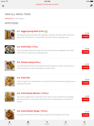 Screenshot #5 pour Chopstixs Online Ordering