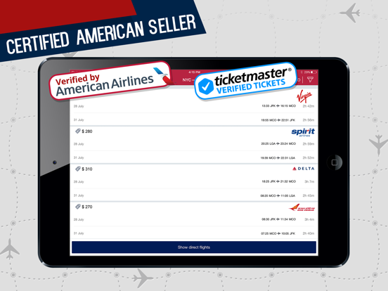 USA Avia iPad screenshot 4 - Travel app