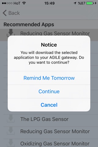 AGILE Gateway Recommender screenshot 3