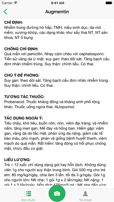 Thuốc Tốt iPhone screenshot 3 - Medical app