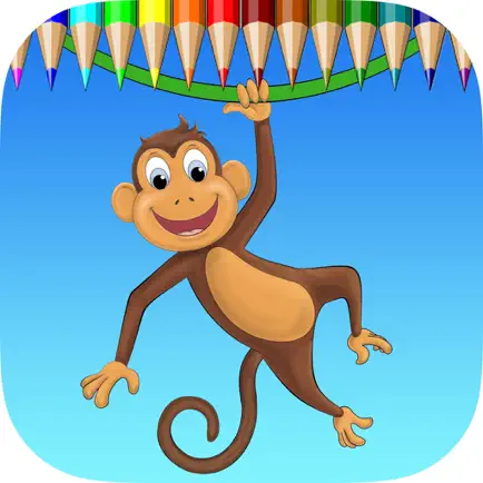Monkey Coloring Book: Learn to olor and draw a monkey, gorilla and more Cheats