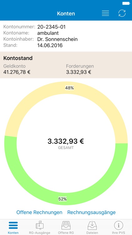 PVSmobil - Die Abrechnungsdaten in der Tasche