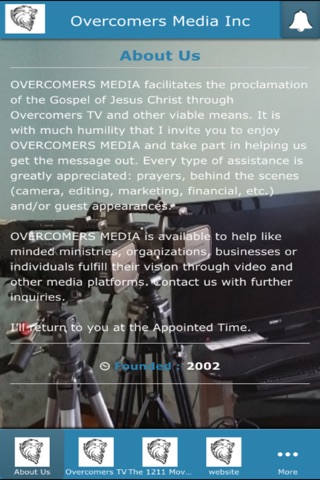 Overcomers Media Inc screenshot 2