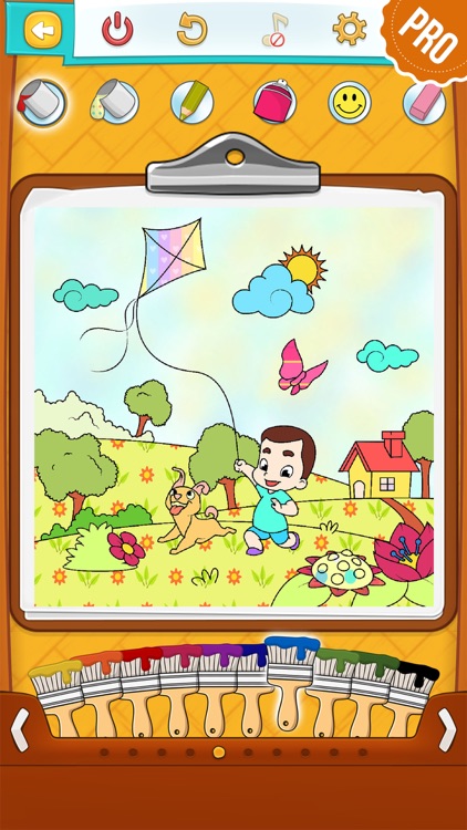 Spring Coloring Pages for Kids PRO - Flower & Butterfly Coloring Book screenshot-0