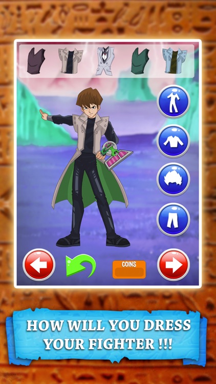 Super Hero Dress Up Games for Boys Yugioh Edition