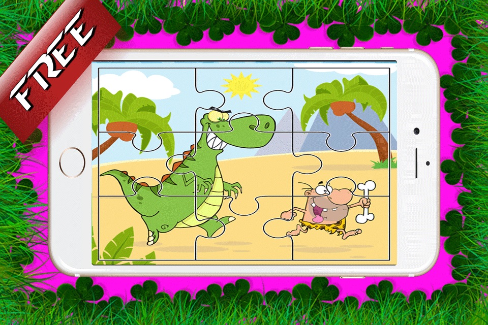 Little dino jigsaw screenshot 2