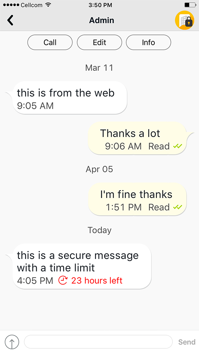 Sprint Secure Messenger