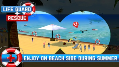 Screenshot #2 pour Beach Life Guard Simulator : Sauvetage d’urgence côte & jeu de Simulation de sauvetage