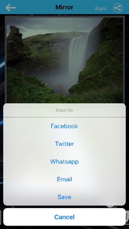 Custom Photo Mirror Effect