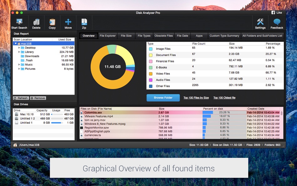 #1. Disk Analyzer Pro (macOS) 由: Shrishail Rana