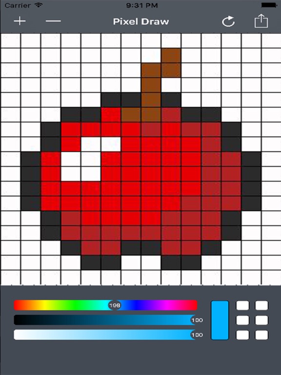 Screenshot #5 pour PixelPad - Draw in Grids to Make Pixel Art