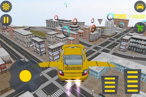 Taxi Car Flying Simulator screenshot 3