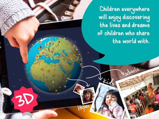 Kids Like Me - Travel & Discover How Children Live Around the World. iPad screenshot 2 - Education app