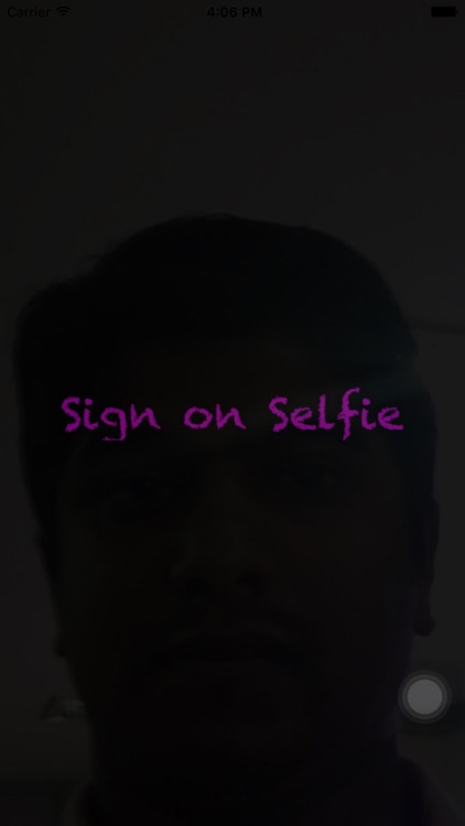 Sign on Selfie