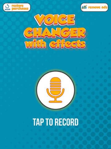 Voice Changer with Effects – Cool funny and Scary Sound Modifier with Ringtone Maker & Recorder iPad screenshot 4 - Entertainment app