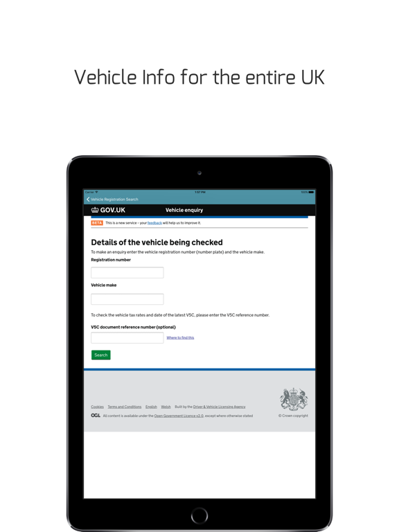 Screenshot #4 pour Vehicle Registration Search -detailed car info