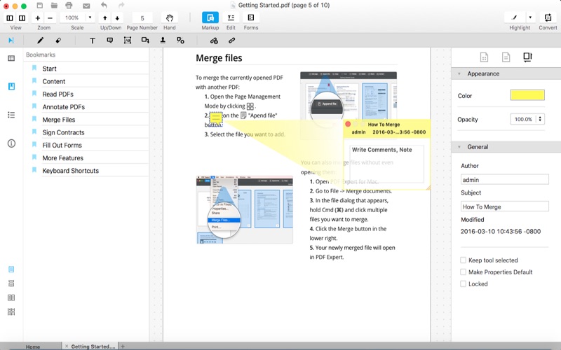 Screenshot #2 pour Advanced PDF Editor - for Adobe PDFs Convert Edit