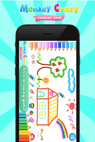 Monkey Crazy Coloring Books screenshot 3