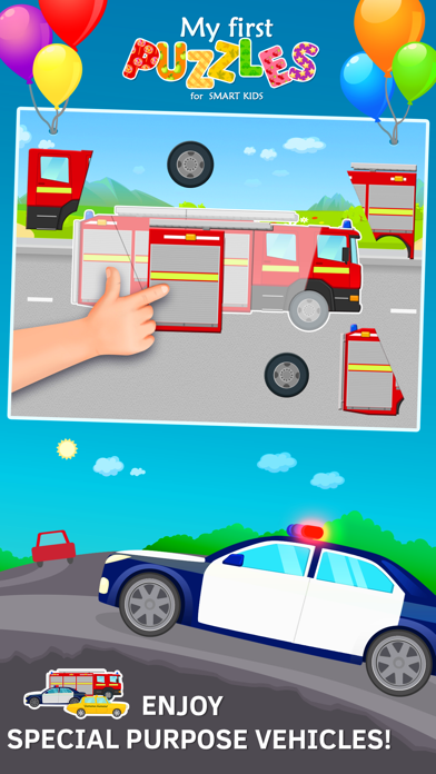 Screenshot #2 pour Puzzle Tracteur et Camion gratuit pour enfant de 3 ans