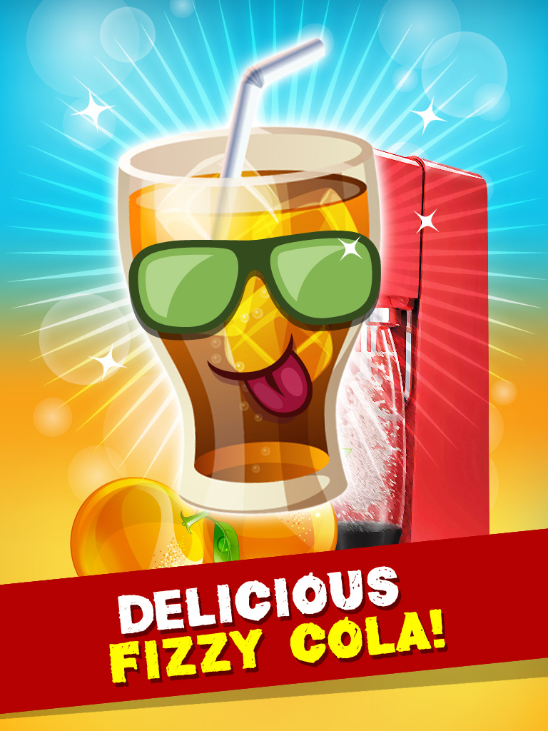 Soda Cola Salon - Frozen Drink Maker Game for Kids screenshot 7
