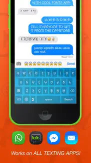 textizer font keyboards free - fancy keyboard themes with emoji fonts for instagram iphone screenshot 4