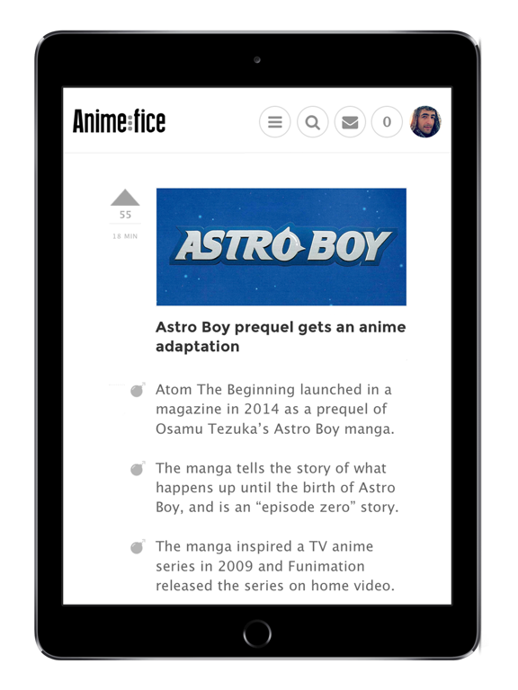 Screenshot #5 pour Animefice: Anime & Manga News