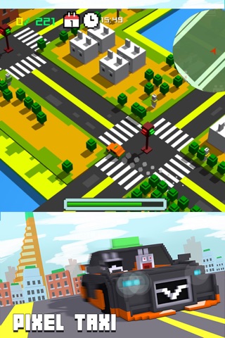 Pixel Taxi : Rabbit Town screenshot 3