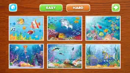 Game screenshot Underwater Puzzle – Sea and Ocean Animals Jigsaw Puzzles for Kids and Toddler - Preschool Learning Games apk